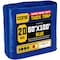 Core Tarps Heavy Duty Tarp, 100 ft L x 0.5 mm H x 50 ft W, 20 Mil, Blue, Polyethylene CT-705-50X100 - alternate 1